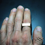 Minimalist Rectangle Signet Ring