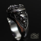 Amethyst Spook Ring - Sterling Silver