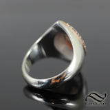 Marquise Sunstone Halo Cocktail ring