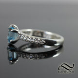 Zelda Rupee Cut Topaz Ring