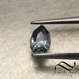 Unheated Tanzania Sapphire - Blue Green pear cut 0.85 ct