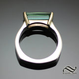 Tourmaline in Gold and Silver - 13mm bar cut