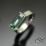 Tourmaline in Gold and Silver - 13mm bar cut