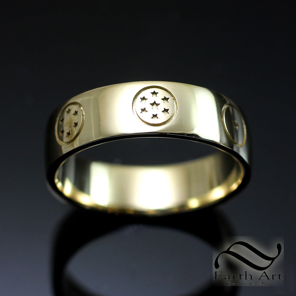 Star Dragon Ball Z Ring Sterling or 14k – Earth Art