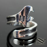 Adjustable Wrench Ring - Sterling Silver