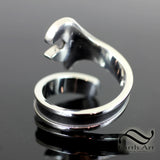 Adjustable Wrench Ring - Sterling Silver