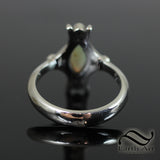 Split shank Australian opal Ring - Sterling Silver