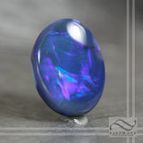 Solid Australian Black Opal Cabochon - 21.89 carats Natural