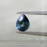 1.08 ct natural bi colored sapphire pear