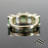 5 Stone Tourmaline Ring in 14k yellow gold