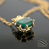 Mox Emerald Pendant - With Different metal options -MTG Inspired