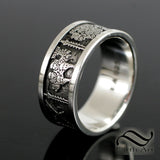 Zelda Breath of the Wild Ring - Wide design - Sterling Silver or Gold