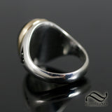 Mox Jet Ring- With Different metal options -MTG Inspired