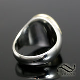 Timeless Opal Signet ring in 18k and Sterling