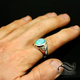 Timeless Opal Signet ring in 18k and Sterling