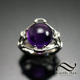 Amethyst Tied Up - Sterling Silver or 14k