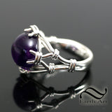 Amethyst Tied Up - Sterling Silver or 14k