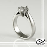 Classic Cathedral Diamond Solitaire - GIA Certified