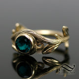 Deep Forest Emerald Ring - Silver or Gold