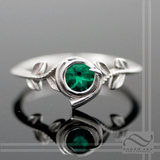 Kokiri Emerald Ring - Silver or Gold