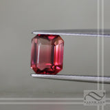 2.9 ct Natural Bi Colored pink tourmaline loose gemstone
