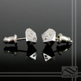 D20 Double Damage Earrings - sterling silver or 14k