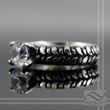 Ladies Mud Bogger® by Interco® Tire Tread Solitaire Engagement Ring