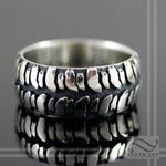 Mens Mud Bogger® by Interco® Tire Tread wedding Ring - Wide design