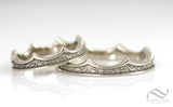 Ladies Petite Paisley 14k Gold Crown Ring