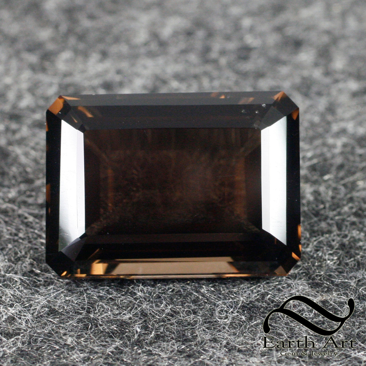 Smoky Quartz - Large 22x16 Emerald Cut natural Smokey quartz 