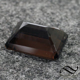 Smoky Quartz - Large 22x16 Emerald Cut natural Smokey quartz