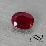 1.81 ct Natural Ruby - Loose red Oval 8x6