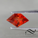 1.05 ct Orange Sapphire - Loose shield Cut