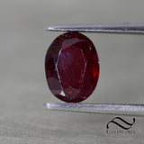 2.07 ct Natural Ruby USA Seller - Loose red Oval 8x6