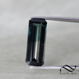 6.85 ct long bi colored tourmaline - Natural gemstone