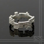 Tetris Ring - Sterling Silver