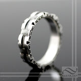 Stargate Ring - Sterling Silver A Geeky Wedding Band