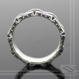 Stargate Ring - Sterling Silver A Geeky Wedding Band