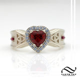 Heart Container Zelda Engagement Ring