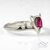 Goron's Ruby Ring - Legend of Zelda - Sterling Silver