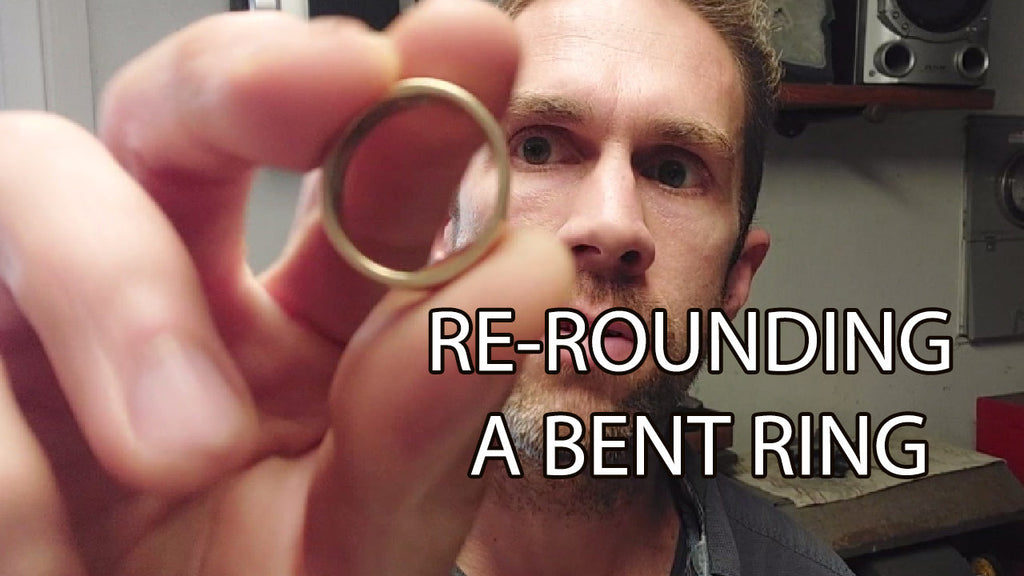 How to Re-round a bent ring at home