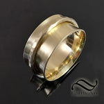 The Golden Spinner - Solid 14k wide spinner ring