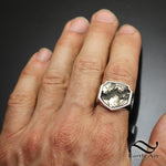 Yosemite Topo Signet ring - Sterling and Bronze