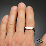 Minimalist Marquise Signet Ring