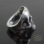 The Skull Ring in sterling silver or 14k gold