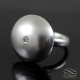 UFO Hollow Form Ring with Diamond