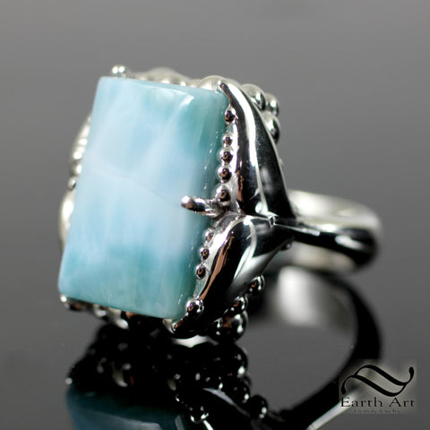 The Tale of the Whale Larimar Ring