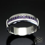 Purple Amethyst Light Sword Ring