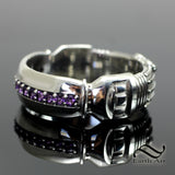 Purple Amethyst Light Sword Ring