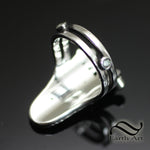 The Opal Comet Ring - Sterling and 22k